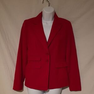 Moda International Vibrant Red Blazer